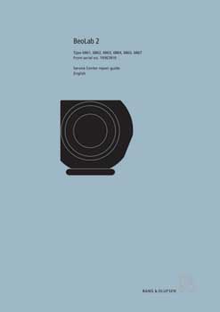 Bang and Olufsen Beolab 2 service manual PDF